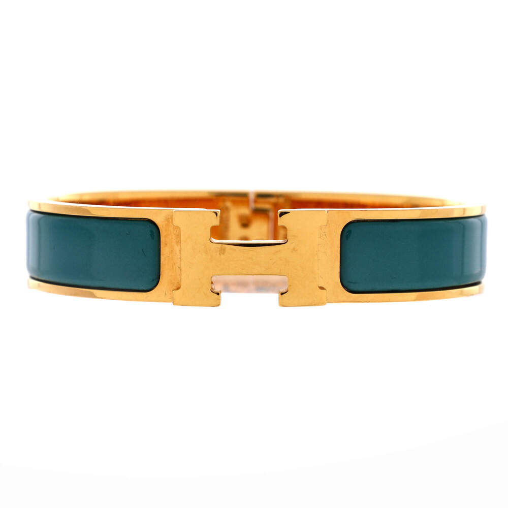 Hermes Narrow Clic H Bracelet Enamel